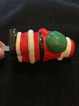 Nora Fleming Rare and Retired Mini Santa Claus Holding Bag A58 2