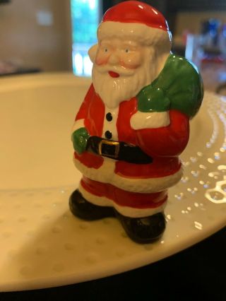 Nora Fleming Rare and Retired Mini Santa Claus Holding Bag A58 6