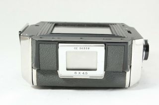 【rare 645 Near Mint】 Zenza Bronica Roll Film Back 6x4.  5 For S S2 S2a From Japan