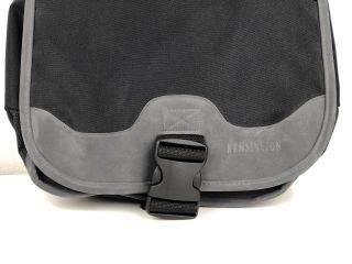 Rare Kensington Polyester/Suede Convertible Backpack/Messenger Laptop Bag 2