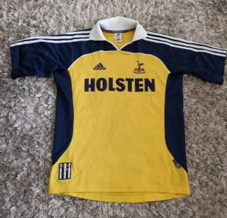 Rare Adidas Holsten Tottenham Hotspur Spurs Away Shirt 1999/2000 Yellow