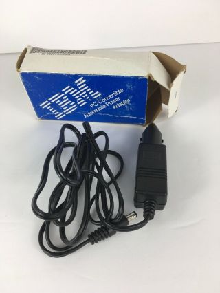 Vintage Rare Ibm Pc Convertible Automobile Power Adapter For Pc 5140 Work