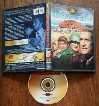 /744\ Cast A Giant Shadow Dvd From Mgm Rare & Oop (kirk Douglas,  Senta Berger)