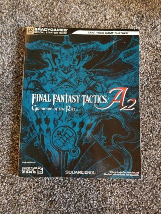 Final Fantasy Tactics A2 Grimoire Of The Rift - Bradygames Strategy Guide Rare