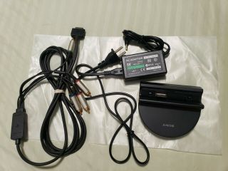 Sony PSP Go Docking Station/Charging Cradle Base PSP - N340,  Cables (RARE) 7