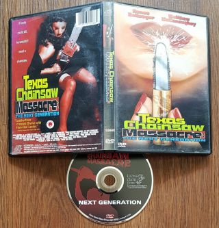 /707\ The Texas Chainsaw Massacre: The Next Generation Dvd Rare Oop Mcconaughey