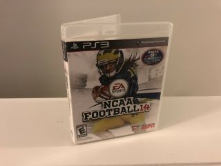 Ncaa Football 14 (sony Playstation 3,  2013) Ps3 Complete,  Rare Game,