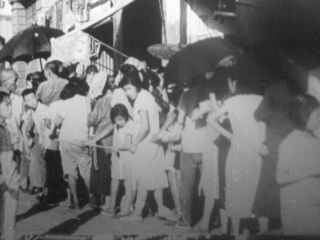 EXTREMELY RARE 16mm FILM 1940s SHANGHAI CHINA w/ Homeless Refugees MOVIE 5