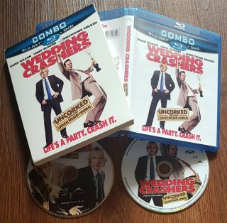 /411\ Wedding Crashers Blu - Ray & Dvd Combo With Rare & Oop Canadian Slipcover