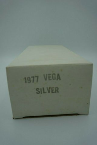 Vintage Rare 1977 Chevy Vega Dealership Promo Car Silver w/ Box 2