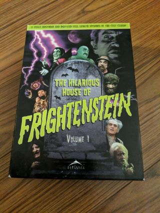 The Hilarious House Of Frightenstein Volume 1 Limited Edition 3 Dvd Set Rare Oop