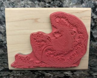 Stampabilities House Mouse Wood Rubber Stamp Donut Bliss 2002 Muzzy Rare Retired 2