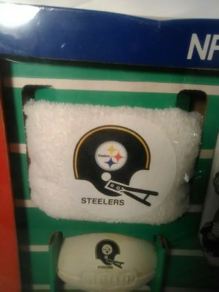 Rare Vintage 1970 ' s Pittsburgh Steelers NFL Football Soap Shampoo Towel Set NIB 2