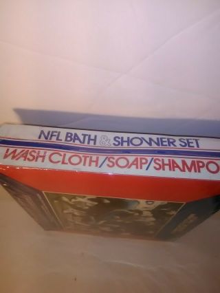 Rare Vintage 1970 ' s Pittsburgh Steelers NFL Football Soap Shampoo Towel Set NIB 5