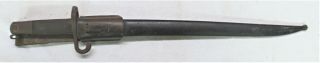 Rare Austrian Model 1873 Werndl Rifle Pattern Sword Bayonet,  Scabbard & Throg