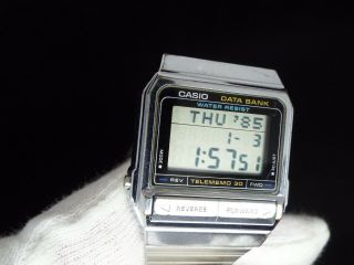 Rare Casio Vintage Digital Watch 871 Db - 310 80s Retro Databank Telememo 30