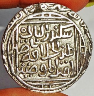 Delhi Sultanate - Ala Al Din Muhammad - 1 Tanka (1296 - 1316 Ad) Silver Rare Del27