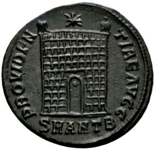 Constantine The Great (334 Ad) Rare Follis.  Antioch Iu 2559