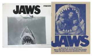 Jaws Pressbook 1975 And Promo Preview Booklet Rare Complete