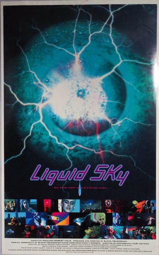 Liquid Sky 1982 Slava Tsukerman Rare Japanese Chirashi Mini Movie Poster B5