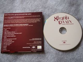 Shania Twain Rocks Your Country DVD from 2004 Promo demo fan club MEGA RARE 2