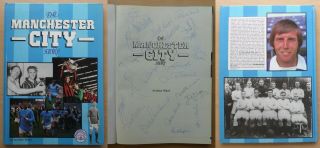 The Manchester City Story Hand Signed By 21 Legends - Rare (15405)