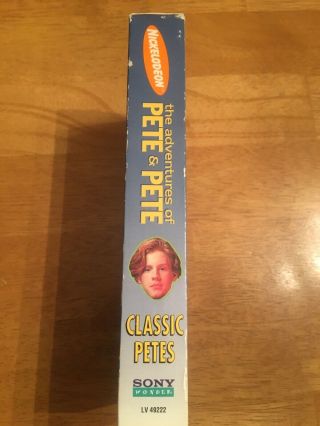 The Adventures of Pete And Pete: Classic Petes (VHS,  1994) Nickelodeon RARE 3