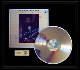 George Benson Breezin This Masquerade Platinum Disc Lp Album Frame Rare