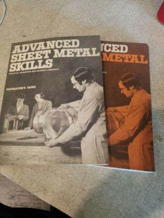 Advanced Sheet Metal Skill And Instructors Guide 2 Books Rare