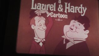 16mm Three Laurel And Hardy Cartoons - In Color - Very Rare - Larry Harmon