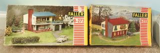 Faller B - 272 Rare Suburban House And Faller B - 223 House Ho Scale