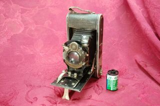 Very Rare Camera Foth With Foth Doppel Anastigmat F 105mm 4.  5