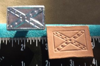 Leather Tools/ Vtg Rare Baron Stamp 861 Southern Flag