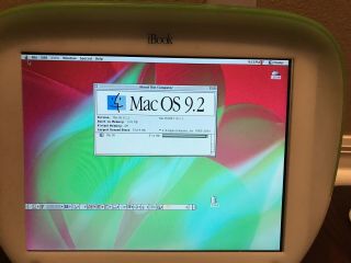 Apple iBook G3 Clamshell SE (Key Lime / Green) 466 MHz XGA MOD 1024 x 768 RARE 6