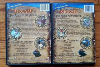 Redwall Complete Seasons 1 & 2 Tale Of Mattimeo Next Adventure Begins RARE OOP 2