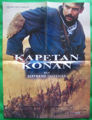 Capitaine Conan - B.  Tavernier - Rare Yugo Movie Poster 1996