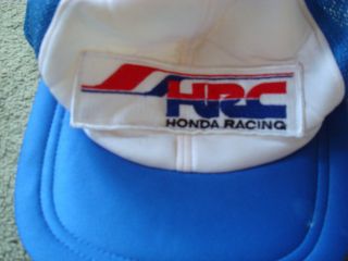 Vintage Honda Race Cap Team Hrc Rvf750 Nsr500 Spencer,  Gardner Rare Grand Prix