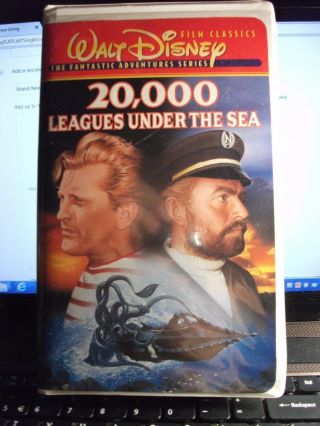 20,  000 Leagues Under The Sea (vhs,  1997,  Fantastic Adventure Series) Rare