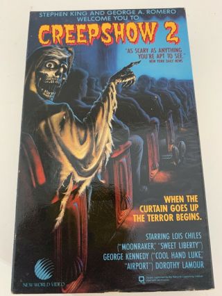 Creepshow 2 1987 World Beta Not Vhs Steven King George A Romero Horror Rare