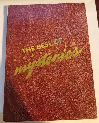 The Best Of Unsolved Mysteries Dvd Rare Oop 4 Disc Box Set Good Shape Ghosts