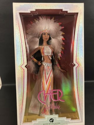 2007 Mattel Barbie Cher Half Breed 12” Doll Bob Mackie Black Label Rare