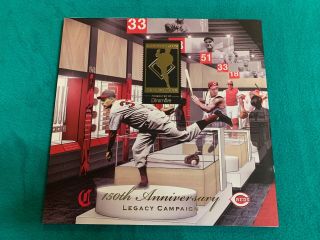Cincinnati Reds 150 Year Anniversary Legacy Book - Rare - Limited Edition