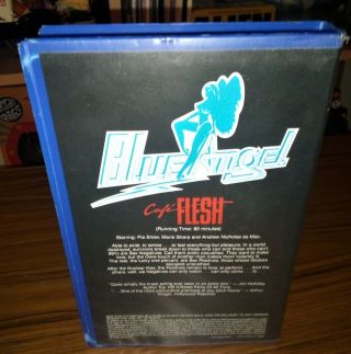 CAFE FLESH (1982) - Rare UNCUT Aus VHS on Blue Angel label - in OZ 2
