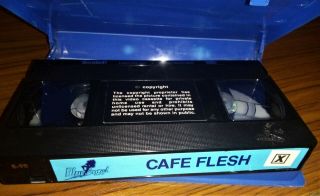CAFE FLESH (1982) - Rare UNCUT Aus VHS on Blue Angel label - in OZ 3
