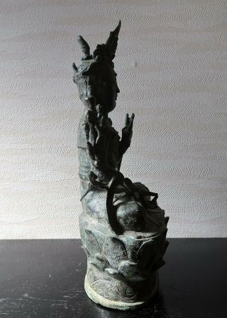 VERY RARE CHINESE ANTIQUE BRONZE GUANYIN MING DYNASTY? 4