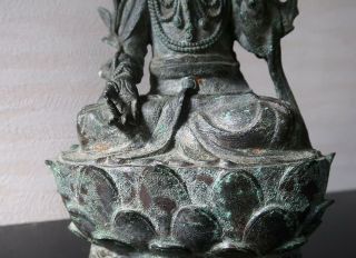 VERY RARE CHINESE ANTIQUE BRONZE GUANYIN MING DYNASTY? 6