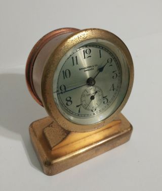 Antique Chelsea Spaulding & Co Chicago Clock Lexington 1915 - 1919 Rare