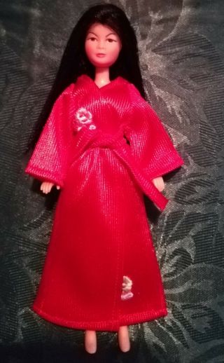 VHTF JASMINE in OOAK Red Kimono Palitoy Pippa Dawn Doll RARE 3
