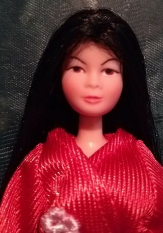 VHTF JASMINE in OOAK Red Kimono Palitoy Pippa Dawn Doll RARE 5