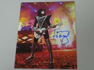 Tommy Thayer Signed 8x10 Photo Kiss End Of The Road Tour Autograph Rare